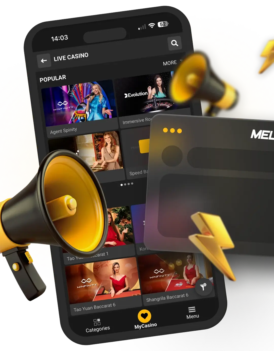 Opérations du Casino en Direct